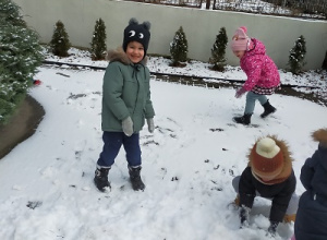 „Hartujemy ciało” - zimowe zabawy na śniegu. Realizacja innowacji pedagogicznej "Zdrowo zakręceni".