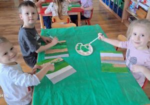 "Już kwitną tulipany" - realizacja Międzynarodowego Projektu Edukacyjnego "Kreatywne prace plastyczne".