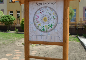 "Zegar kwiatowy" - Gra plenerowa/Labirynt Natury