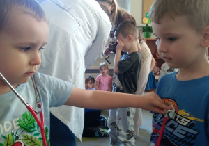 Smyki poznają zawód pielęgniarki