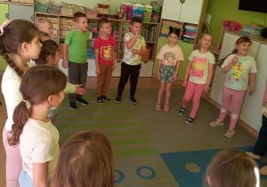 "Zdrowy przedszkolak" - zajęcia prowadzone przez p. Pedagog.