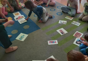 "Zdrowy przedszkolak" - zajęcia prowadzone przez p. Pedagog.