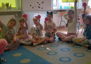 "Zdrowy przedszkolak" - zajęcia prowadzone przez p. Pedagog.