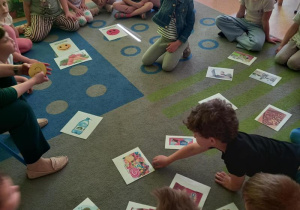 "Zdrowy przedszkolak" - zajęcia prowadzone przez p. Pedagog.