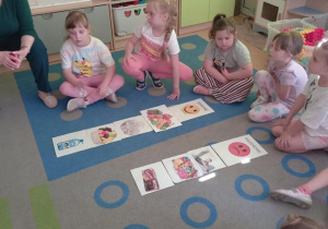 "Zdrowy przedszkolak" - zajęcia prowadzone przez p. Pedagog.