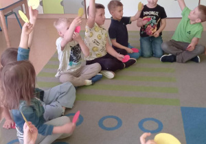 "Zdrowy przedszkolak" - zajęcia prowadzone przez p. Pedagog.