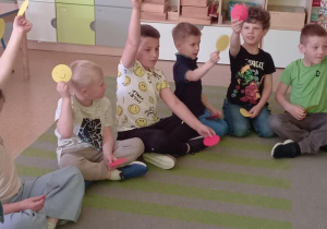 "Zdrowy przedszkolak" - zajęcia prowadzone przez p. Pedagog.