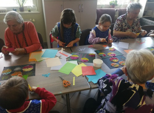 ,,Ocean i rybki" spotkanie z Seniorami w ramach miedzypokoleniowego projektu,, Stwórzmy coś razem".