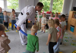 Pokaz sztuki walki Taekwon-do w Buziakach.