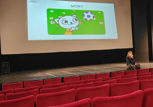 "Kicia Kocia na pikniku" - wyjście do kina w ramach projektu "Edukacja - Młode Horyzonty".
