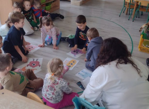 Spotkanie z przedszkolną Panią psycholog.