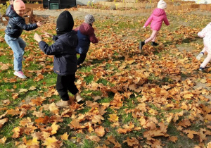 "Jesienne zabawy na powietrzu" - realizacja innowacji pedagogicznej " Zdrowo zakręceni".