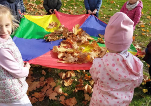 "Jesienne zabawy na powietrzu" - realizacja innowacji pedagogicznej " Zdrowo zakręceni".