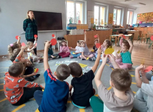 "Rozwiązywanie konfliktów" - zajęcia z panią Pedagog.