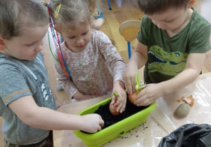 Nina__Marcel_i_Karol_sadzą_cebule