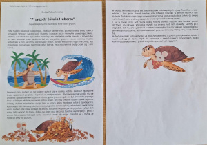 "Przygody żółwia Huberta" - realizacja Ogólnopolskiego Projektu Edukacyjno - Czytelniczego "Bajki - Pomagajki".