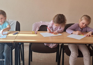 Tuptusie na zajęciach w Bibliotece Pedagogicznej - "Wielkanocne idą święta".