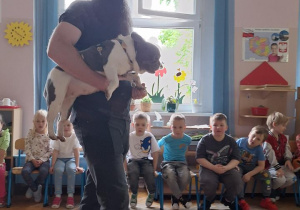 Tuptusie na spotkaniu z Weterynarzem.