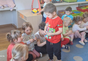Tuptusie na spotkaniu z Pielęgniarką.