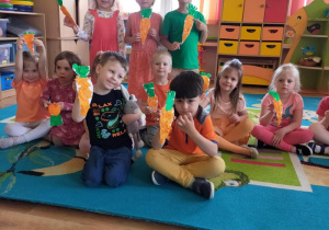 „Chrup na zdrowie” – Dzień Marchewki. Realizacja innowacji pedagogicznej pt. "Zdrowo zakręceni".