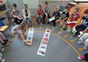 "Zdrowy przedszkolak" - zajęcia prowadzone przez p. Pedagog.