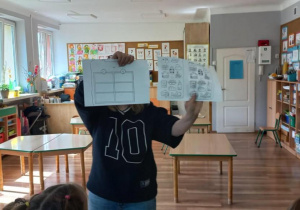 "Zdrowy przedszkolak" - zajęcia prowadzone przez p. Pedagog.