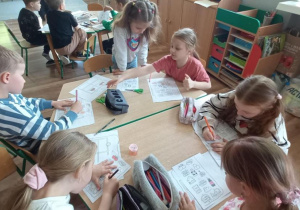 "Zdrowy przedszkolak" - zajęcia prowadzone przez p. Pedagog.