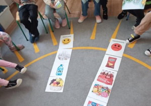 "Zdrowy przedszkolak" - zajęcia prowadzone przez p. Pedagog.