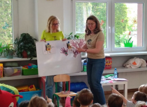 Maluchy na spotkaniu autorskim z Barbarą Szelągowską