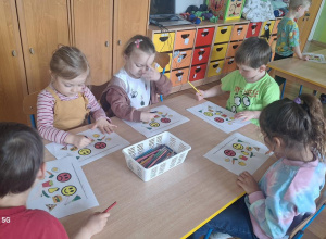 "Zdrowy przedszkolak" - zajęcia prowadzone przez p. Pedagog.
