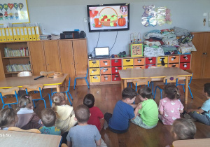 "Zdrowy przedszkolak" - zajęcia prowadzone przez p. Pedagog.