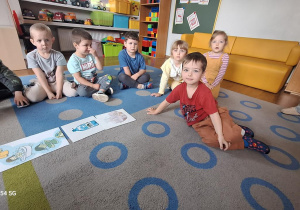 "Zdrowy przedszkolak" - zajęcia prowadzone przez p. Pedagog.