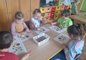 "Zdrowy przedszkolak" - zajęcia prowadzone przez p. Pedagog.