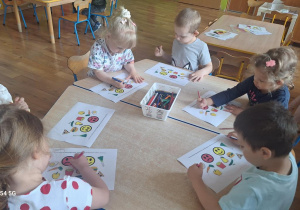 "Zdrowy przedszkolak" - zajęcia prowadzone przez p. Pedagog.