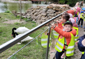 Tuptusie na wycieczce do Safari Zoo w Borysewie.