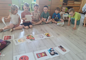 "Zdrowy przedszkolak" - zajęcia prowadzone przez p. Pedagog.