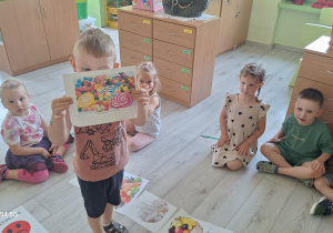 "Zdrowy przedszkolak" - zajęcia prowadzone przez p. Pedagog.