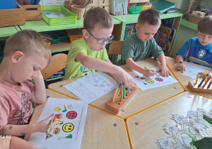 "Zdrowy przedszkolak" - zajęcia prowadzone przez p. Pedagog.