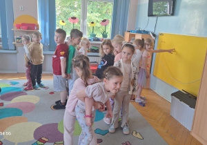 "Zdrowy przedszkolak" - zajęcia prowadzone przez p. Pedagog.