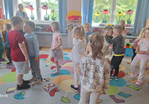 "Zdrowy przedszkolak" - zajęcia prowadzone przez p. Pedagog.