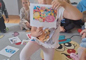 "Zdrowy przedszkolak" - zajęcia prowadzone przez p. Pedagog.