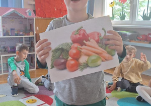 "Zdrowy przedszkolak" - zajęcia prowadzone przez p. Pedagog.