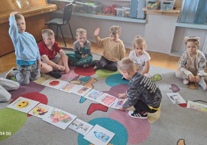 "Zdrowy przedszkolak" - zajęcia prowadzone przez p. Pedagog.