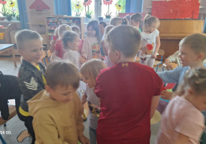 "Zdrowy przedszkolak" - zajęcia prowadzone przez p. Pedagog.
