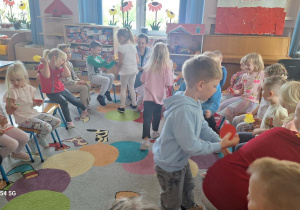 "Zdrowy przedszkolak" - zajęcia prowadzone przez p. Pedagog.