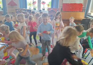 "Zdrowy przedszkolak" - zajęcia prowadzone przez p. Pedagog.