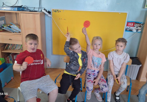 "Zdrowy przedszkolak" - zajęcia prowadzone przez p. Pedagog.