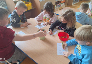 "Zdrowy przedszkolak" - zajęcia prowadzone przez p. Pedagog.