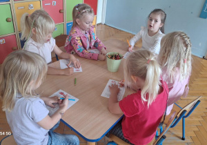 "Zdrowy przedszkolak" - zajęcia prowadzone przez p. Pedagog.