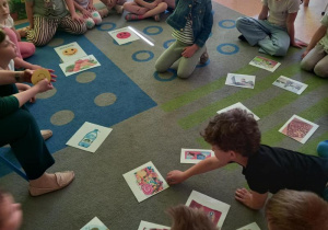 "Zdrowy przedszkolak" - zajęcia prowadzone przez p. Pedagog.